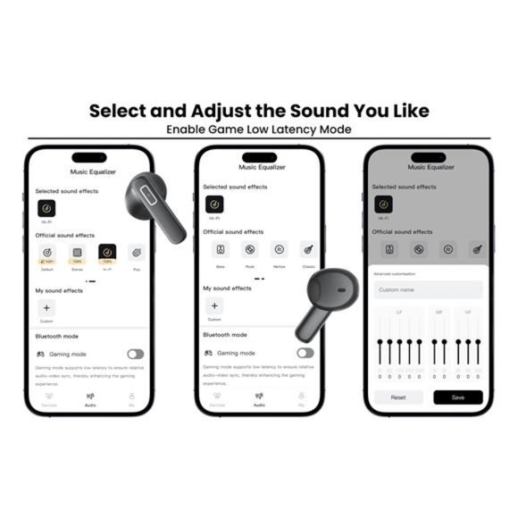 Wireless Earbuds, TWS Headphones with APP - Picture 9 of 14